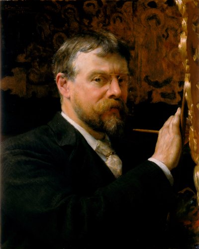 Self Portrait of Lawrence Alma-Tadema by Lawrence Alma Tadema